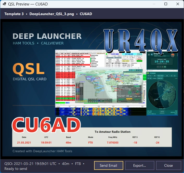 QSL Preview